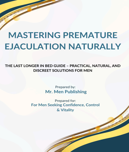 Mastering Premature Ejaculation Naturally: The Last Longer in Bed Guide